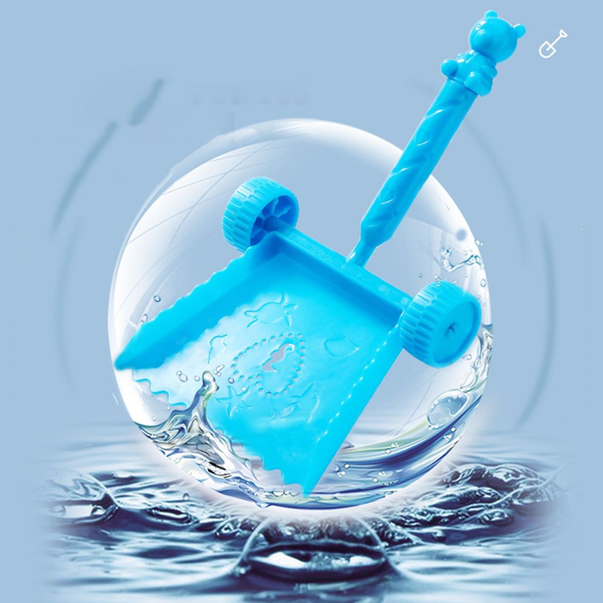 Sand Shovel Kids Garden Backyard Sand Snow ABS Spade Blue