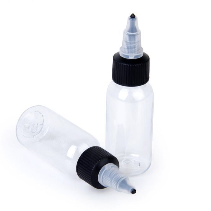 10pcs 30ml 1oz Plastic Empty Bottles For Tatouage Tattoo Ink Pigment