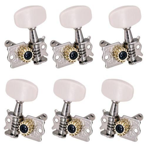 6Pcs 3R3L Guitar Tuning Pegs Open Machine Heads