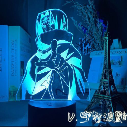 3D Lamp Anime Naruto1 Sasuke LED Night Action Figure 16
