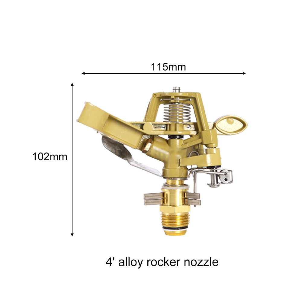 0°-360° Kirsite Adjustable Pattern Rain Bird Garden Impact
