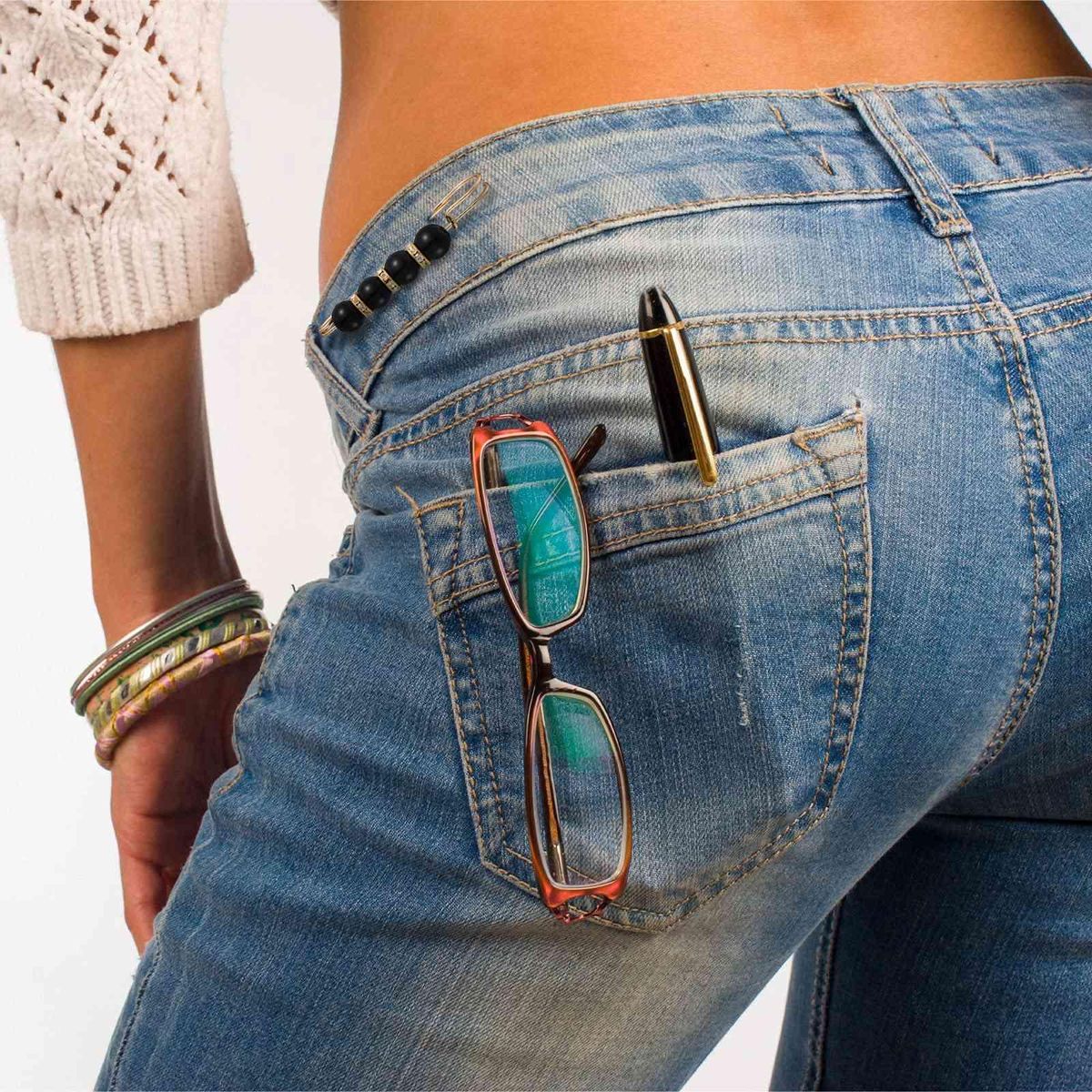 15Pcs Sweater Clips Heavy Duty Safety Pins Faux White Pearl