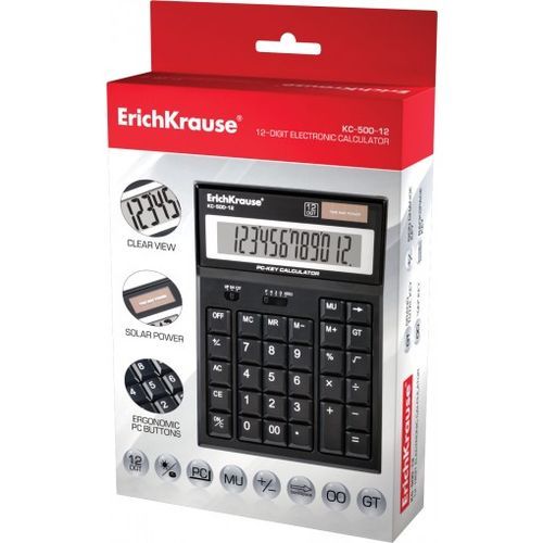 2 PCS DESK CALCULATOR 12 DIGITS ( TWO WAY POWER)