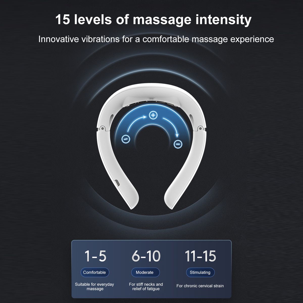 Cervical Spine Massager Strength Adjustment USB Rechargeable