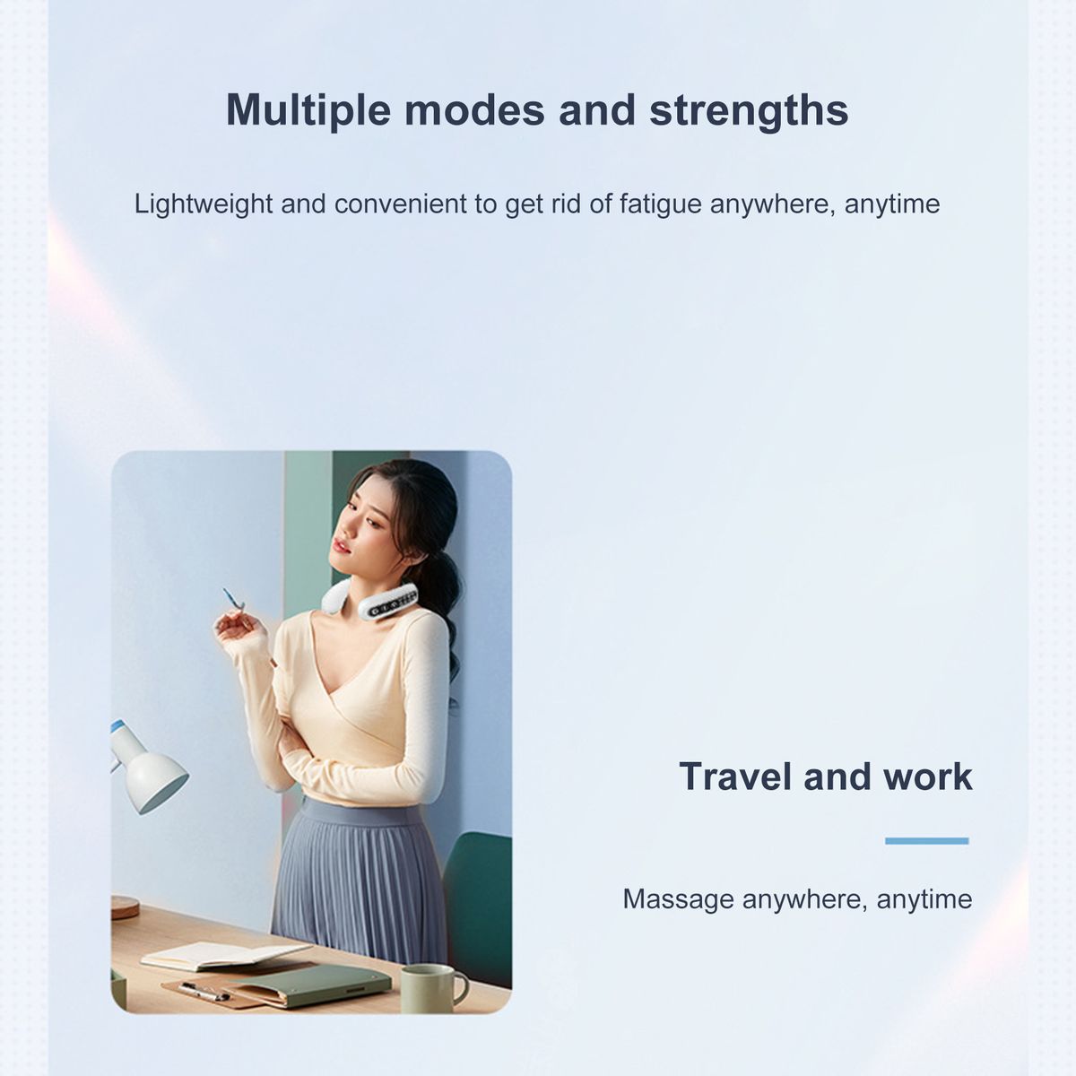 Cervical Spine Massager Strength Adjustment USB Rechargeable