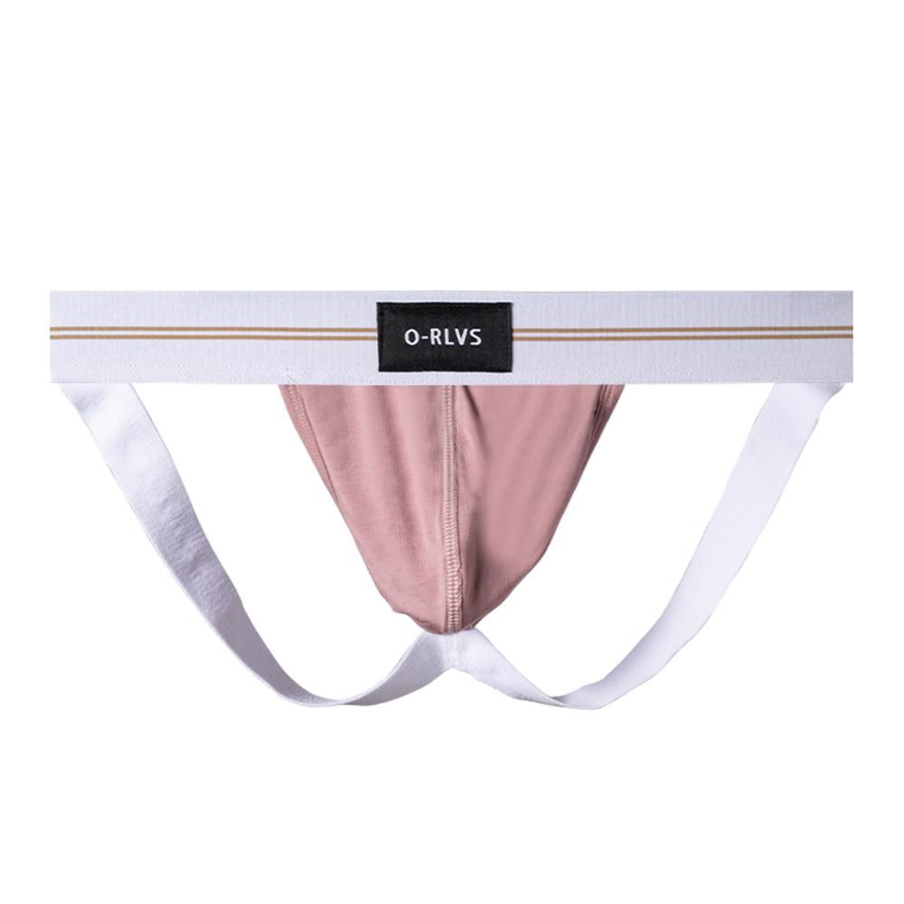 Men's Underwear Jockstrap Soft Cotton Briefs G-Strings Thong Panties Briefs