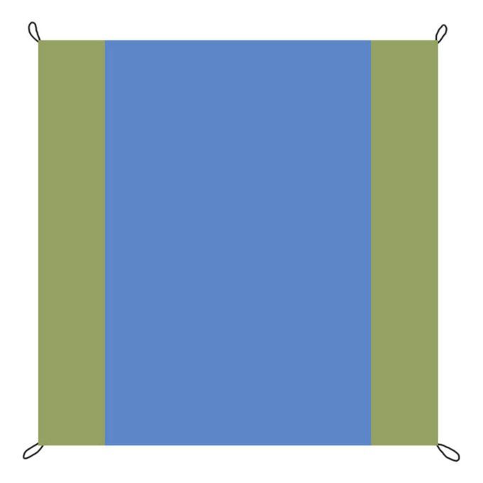 Sun Shade Sail UV Resistant Sunshade Net Canopy For Garden Green Blue