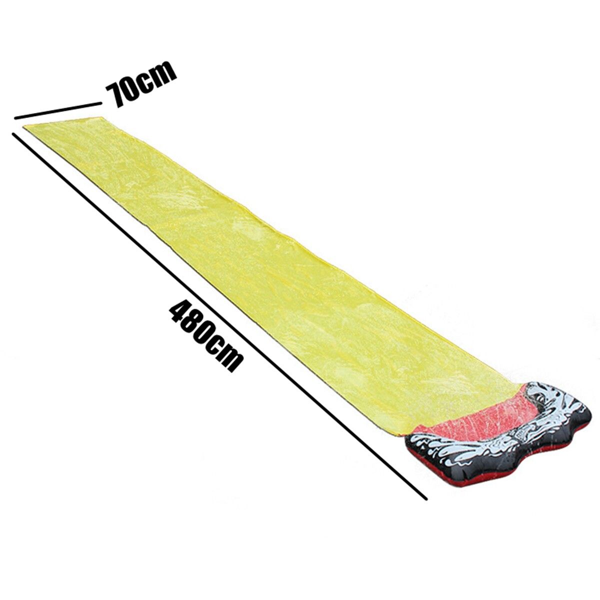 Water Skiing Summer Water Outdoor Grass Inflatable Spray Slip Sheets Mat For Children