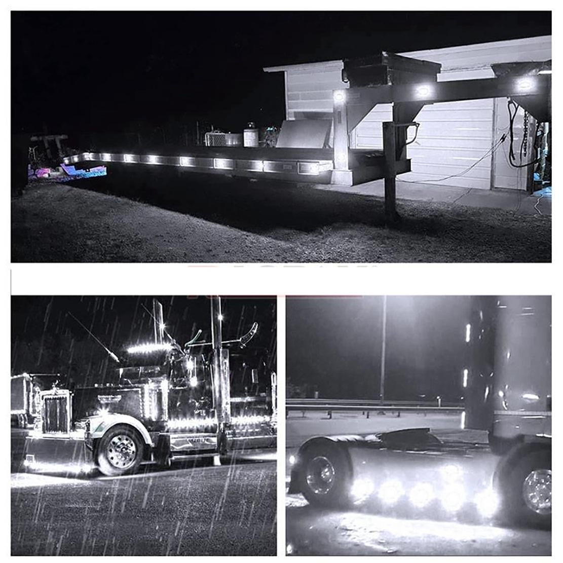 4Pcs 4LED Led Light Head  Beacon Hazard