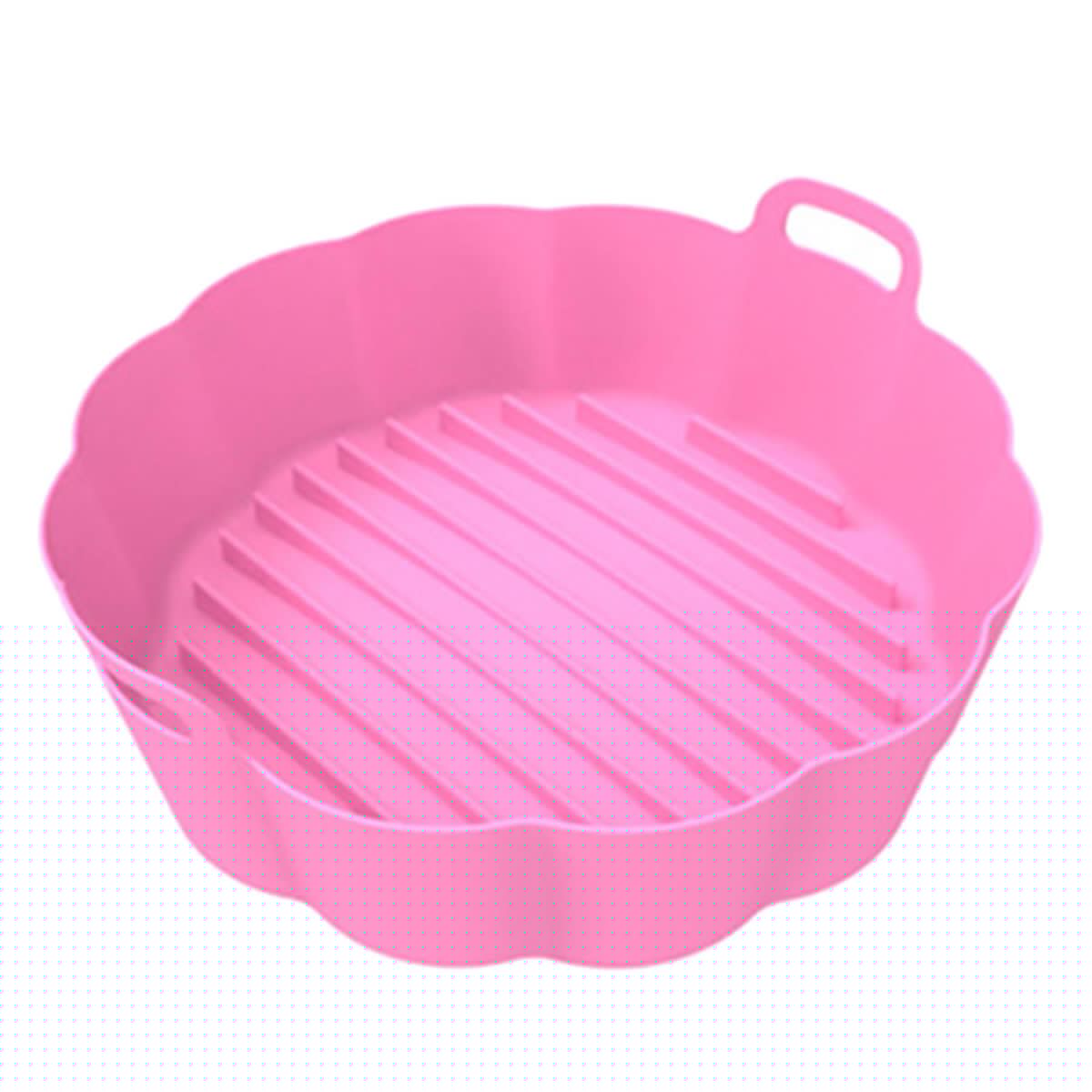 Air Fryers Pot Groove Design Air Fryers Pad Pink