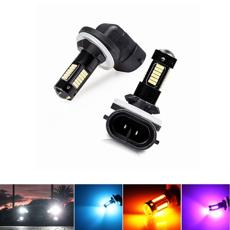 2PC LED Replacement Bulbs For Car Fog Lights,car DRL Lamps,12V Car Led Crystal Blue