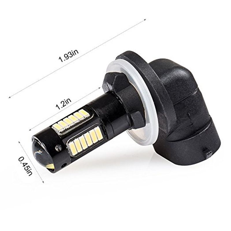 2PC LED Replacement Bulbs For Car Fog Lights,car DRL Lamps,12V Car Led Crystal Blue