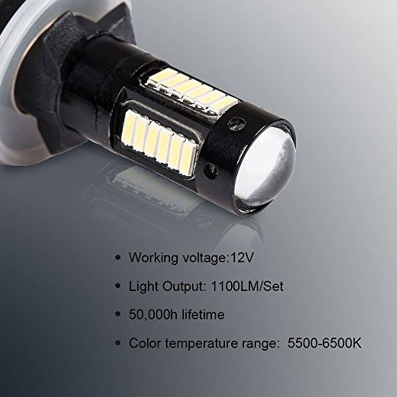 2PC LED Replacement Bulbs For Car Fog Lights,car DRL Lamps,12V Car Led Crystal Blue