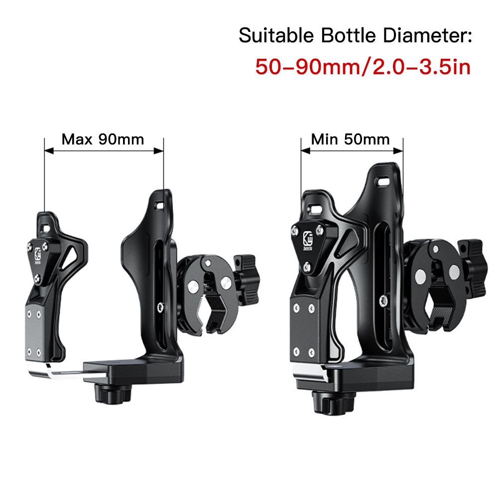 Bike Water Bottle Holder Rotatable Motorcycle Drink Holder