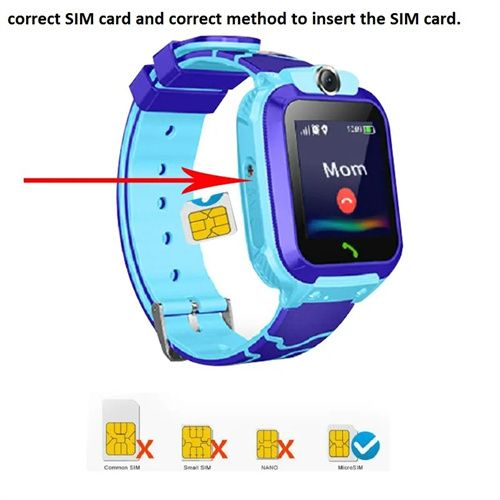 Children's SmartWatch SimCard Positioning Tracker Waterproof