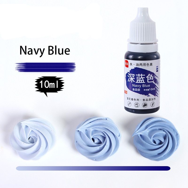 1 Pcs 24 Colors 10ml Natural Ink Dyeing Pigment Tools Food