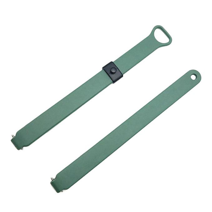 2Pack Replacement Soft TPE Wristband Strap Belt For Misfit Ray Black