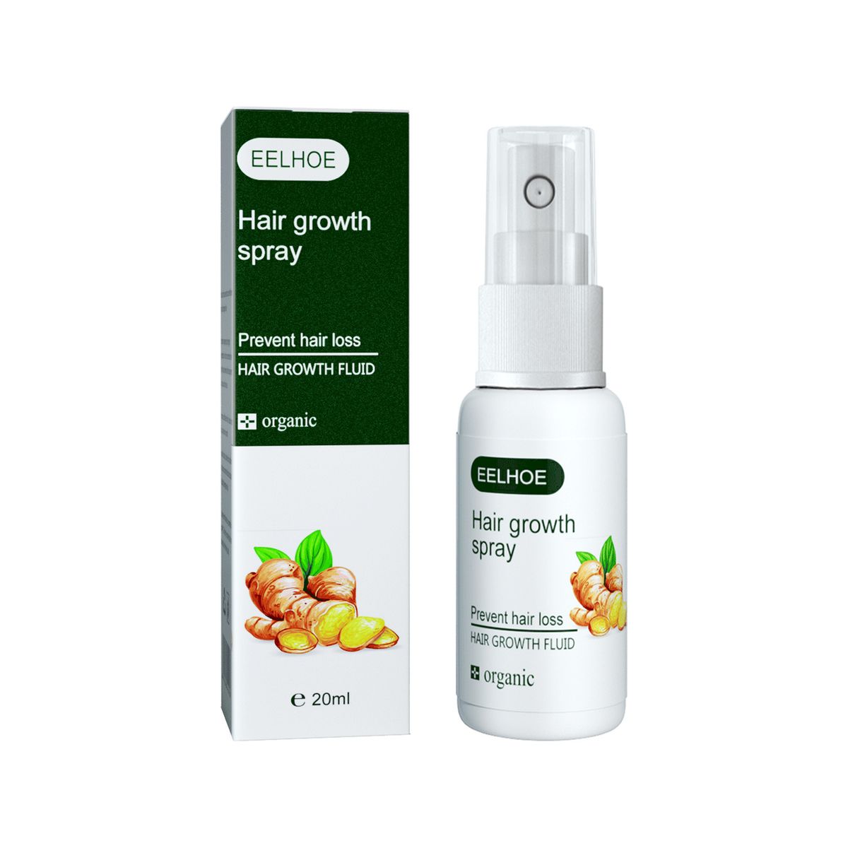 EELHOE Ginger Hair Spray Hair Care Hair Root Care Spray