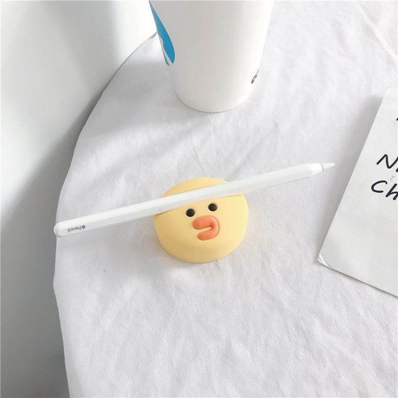 Lovely Cartoon Bear Rabbit Silicone Pencil Base For