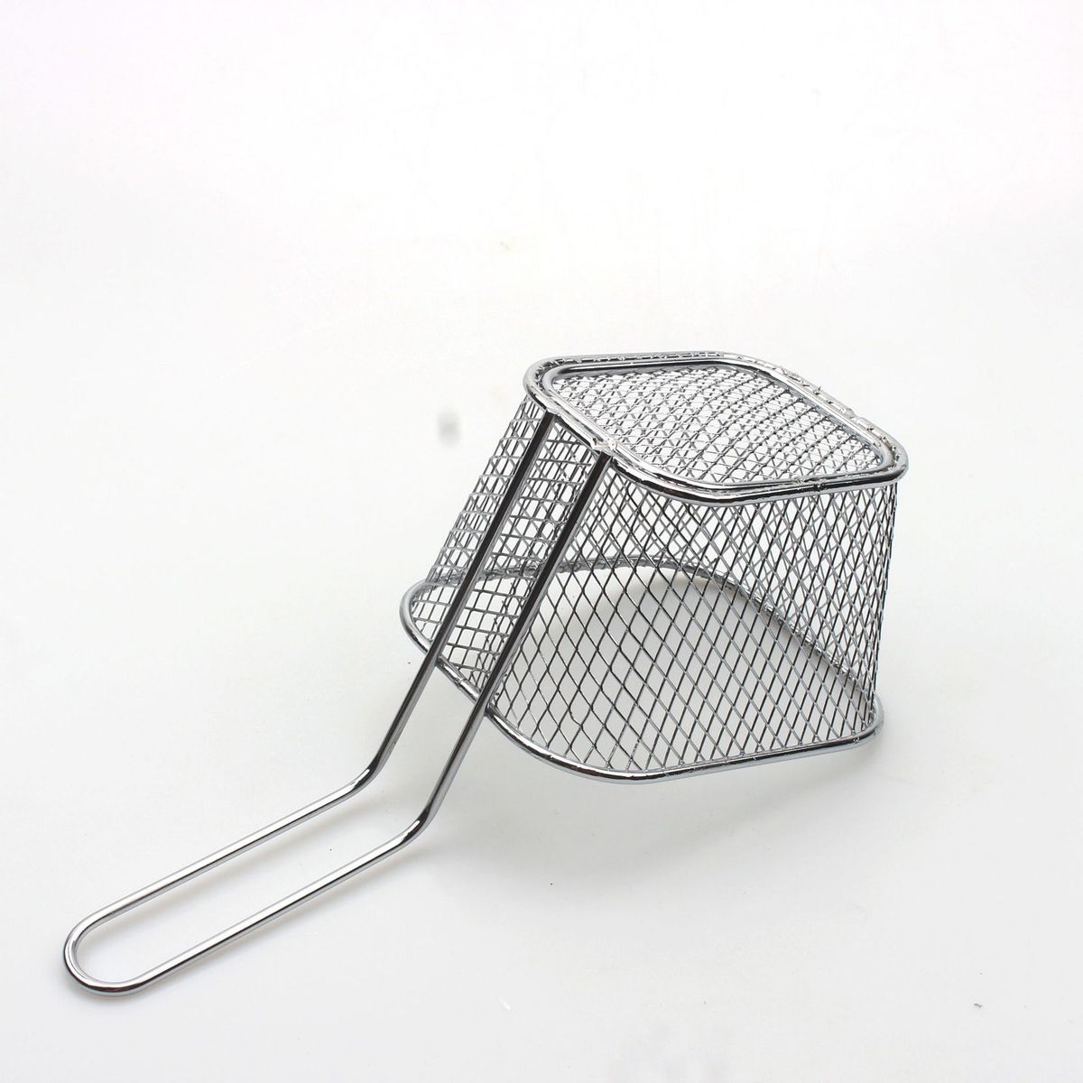 5pcs/set Square Plated French Fries Basket