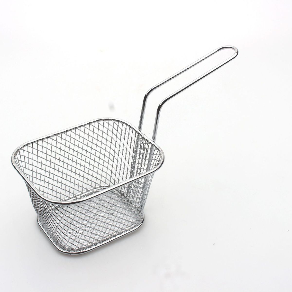 5pcs/set Square Plated French Fries Basket