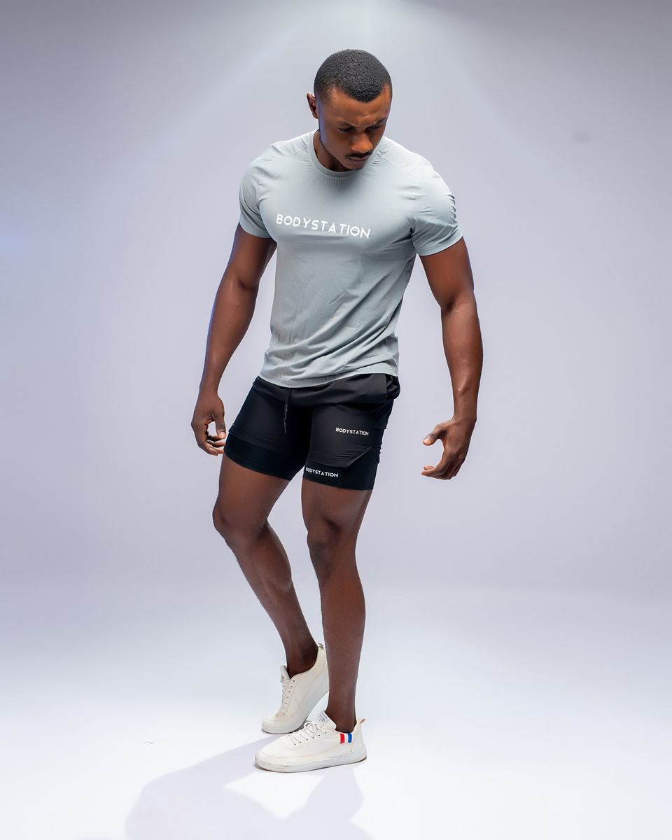 Men's Training T-Shirt - Grey