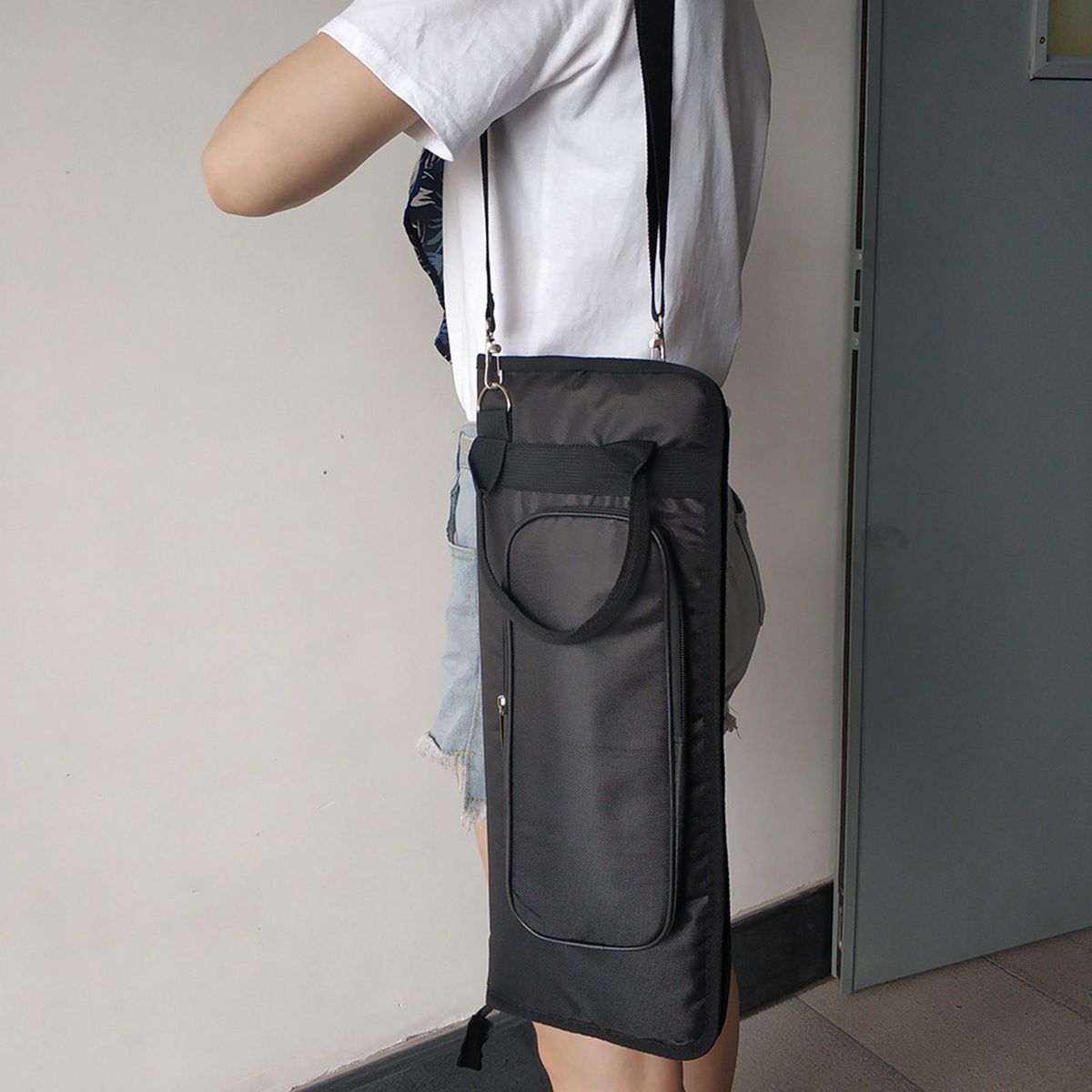 Adjustable Drum Stick Gig Bag 5 Pockets Drumstick Carry
