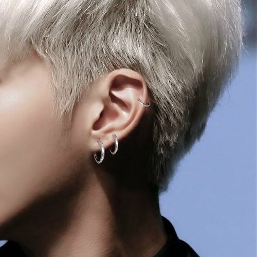 Ear Bone Clips Without Pierced Earrings Men's Trendy Personality Single Ins