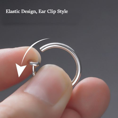 Ear Bone Clips Without Pierced Earrings Men's Trendy Personality Single Ins