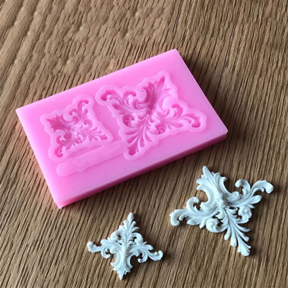 3D Relief Flower Silicone Fondant Mold Chocolate Cake-