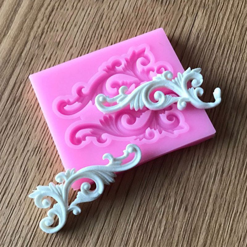 3D Relief Flower Silicone Fondant Mold Chocolate Cake-