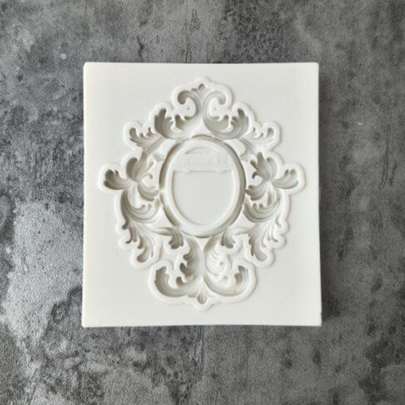 3D Relief Flower Silicone Fondant Mold Chocolate Cake-