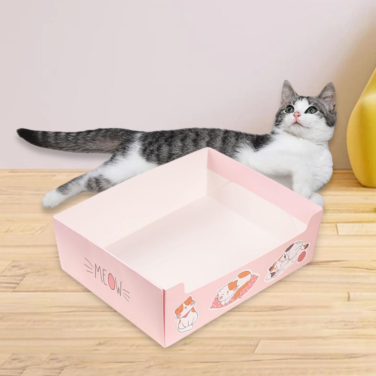 Disposable Cat  Kitty Litter Pan For Rabbit Bunny