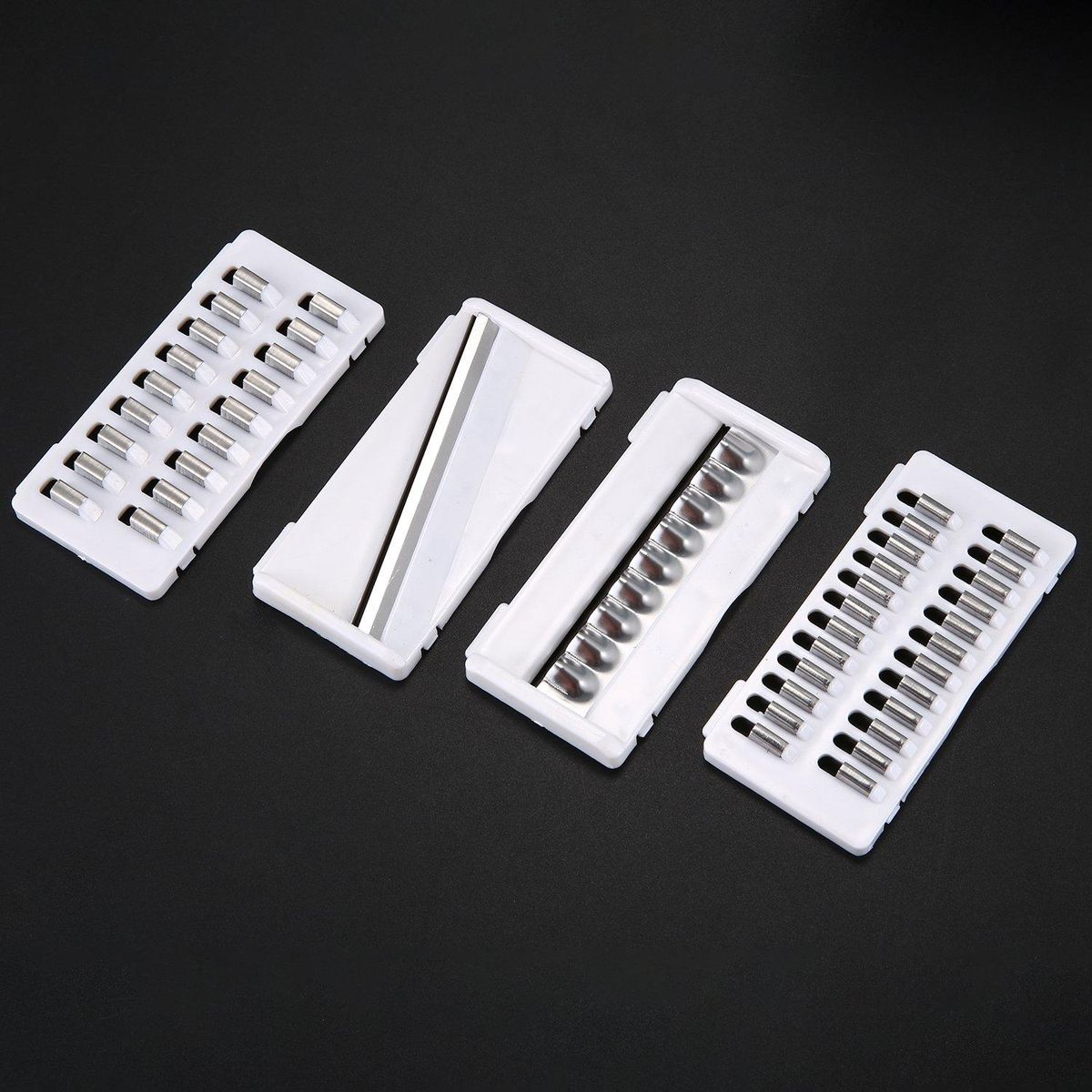 8Pcs Manual  Set Manual Fruits Vegetables Slicer Cutter with Cleaning Brush Storage Box Kitchen Tools Potato Garlic Peeler Grater Dicer Kitchen Tools