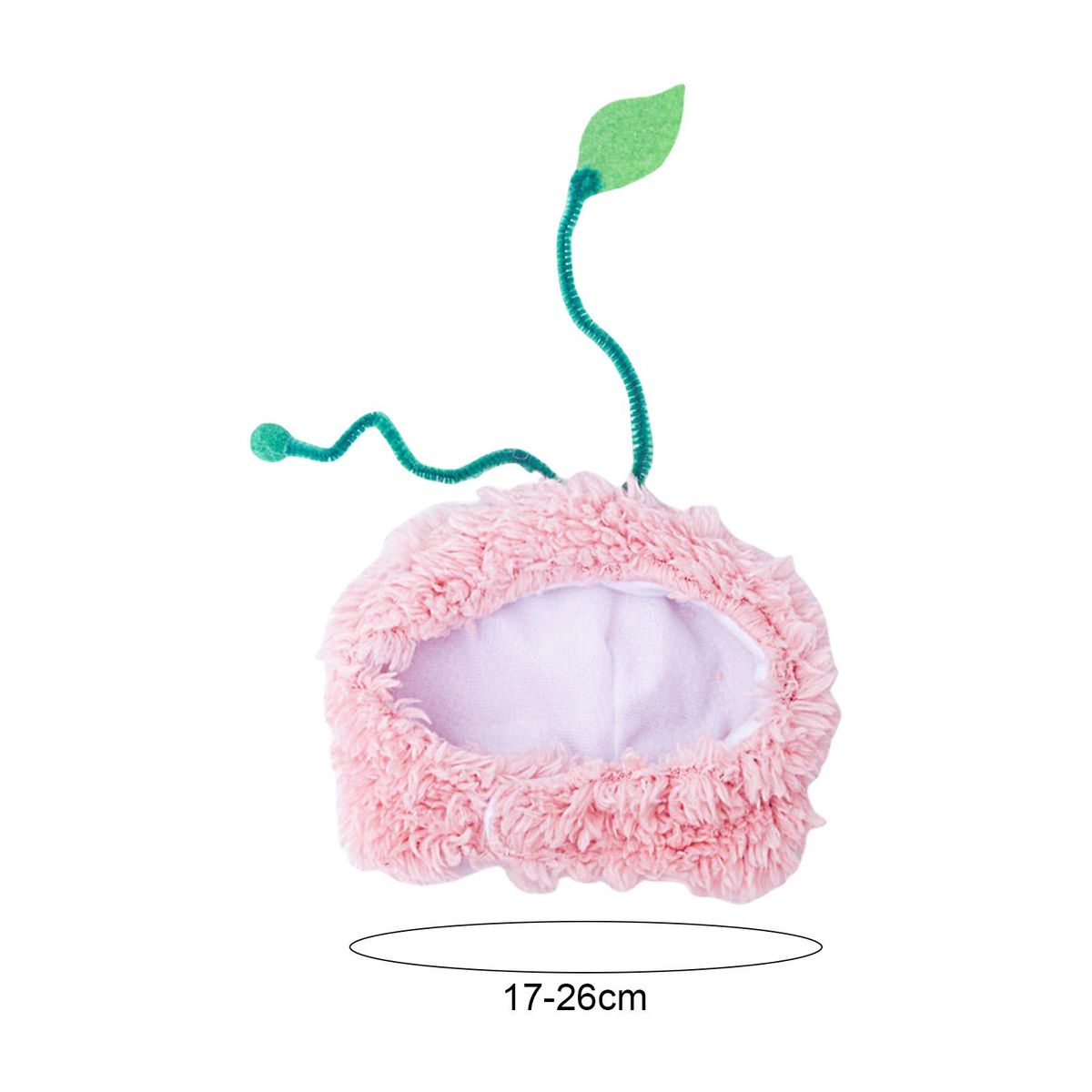 Cat Hat Cute Peach Shape Dog Cat Headwear Pet Accessories Pink