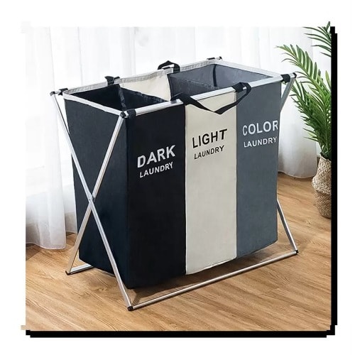Three Grid Home Laundry Sorter