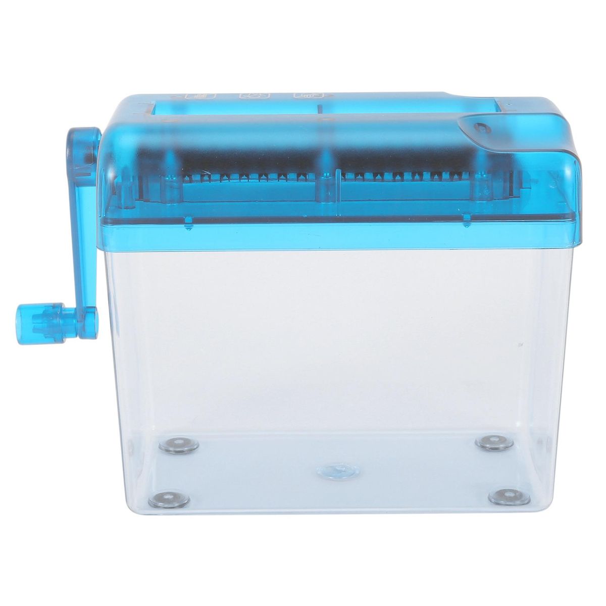 Mini Blue Shredder Crusher Destroyer Paper Documents Cutting Machine