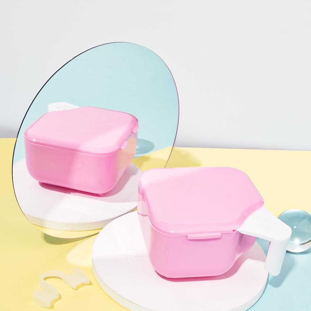 Y-Kelin New High Capacity Portable Denture Care Box Used To Store Dentures Oral Cleaning and Nursing Appliances Support Dropshop