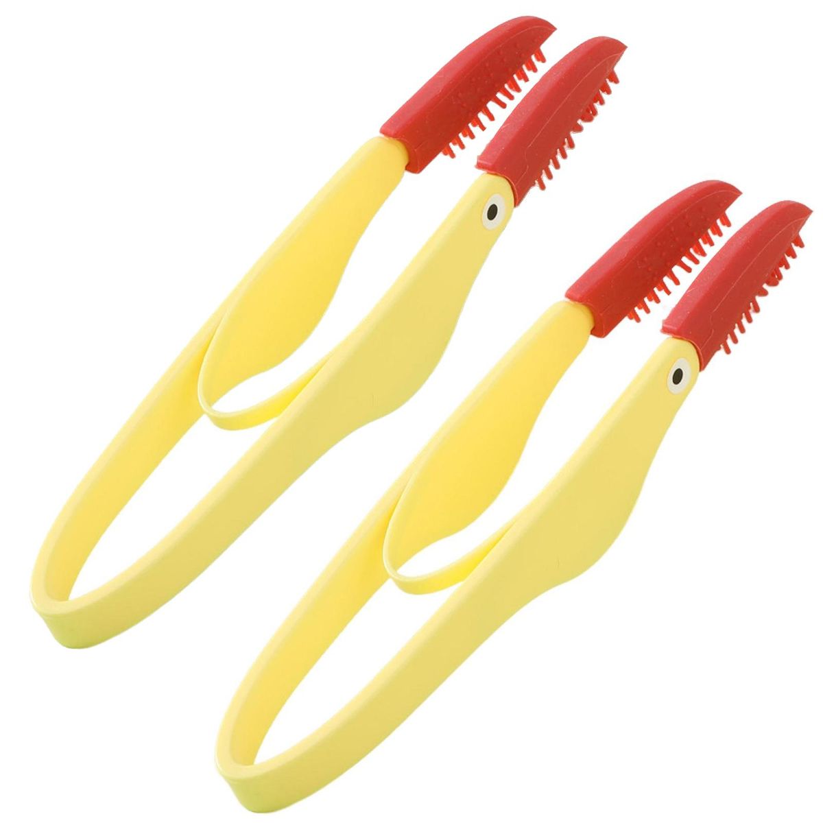Cat Tear Stain Comb Furry Friends Eye Grooming Set Gentle for Cats Yellow