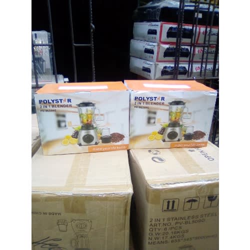 2 In 1 Blender With 1.5 Liters Glass Jar PV-BL509G