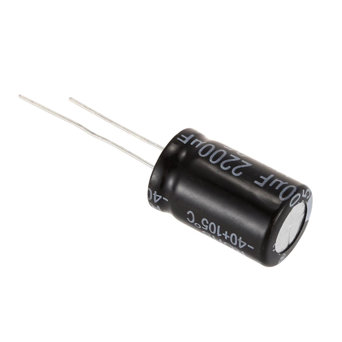 10 Pcs black 2200uF 25V Aluminum Electrolytic Capacitors 13*13*21cm