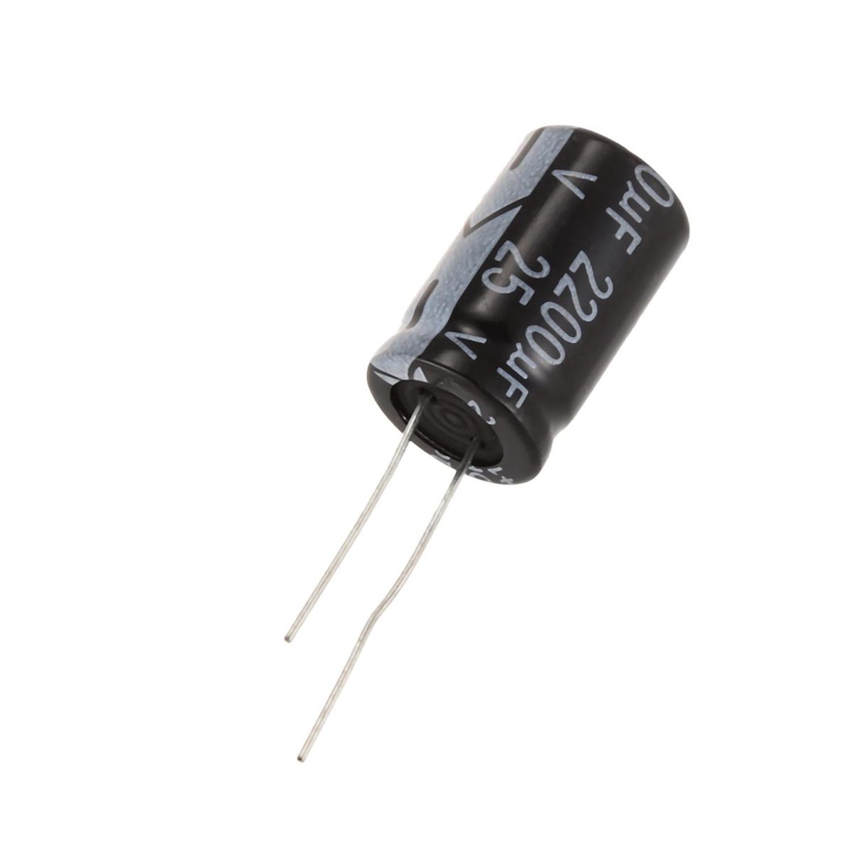 10 Pcs black 2200uF 25V Aluminum Electrolytic Capacitors 13*13*21cm