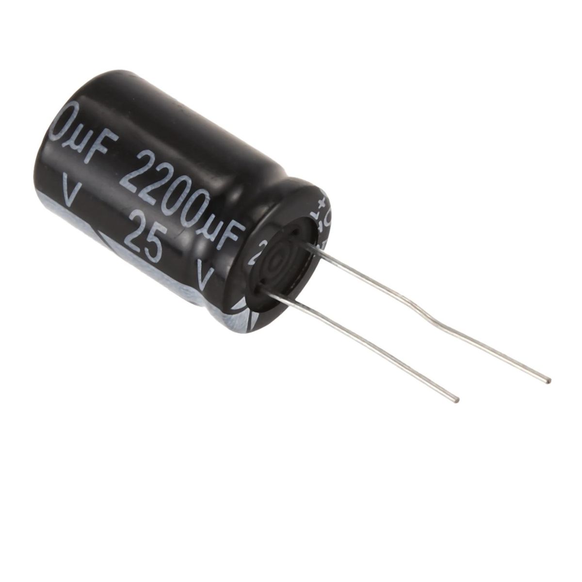 10 Pcs black 2200uF 25V Aluminum Electrolytic Capacitors 13*13*21cm