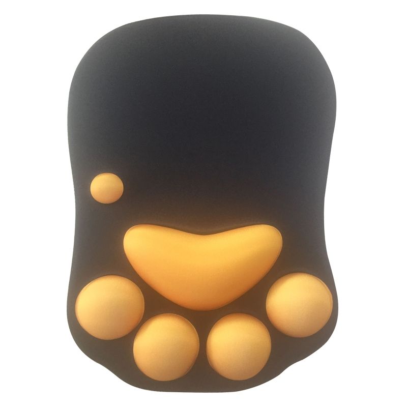 3D Mouse Pad Anime Silicone Cat Paw Mouse Pad Wrist Rest