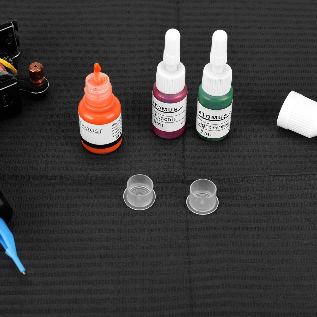 Disposable Bibs Tattoo Table Covers Clean Pad Waterproof Tattoo Tablecloths Sheets Tattoo Supply Accessories, 20pcs 13''x18'', Black