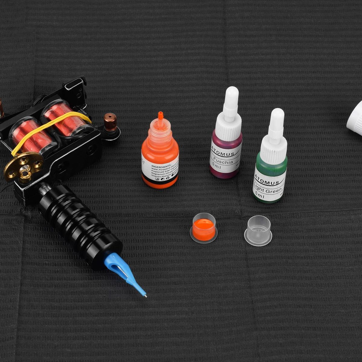 Disposable Bibs Tattoo Table Covers Clean Pad Waterproof Tattoo Tablecloths Sheets Tattoo Supply Accessories, 20pcs 13''x18'', Black