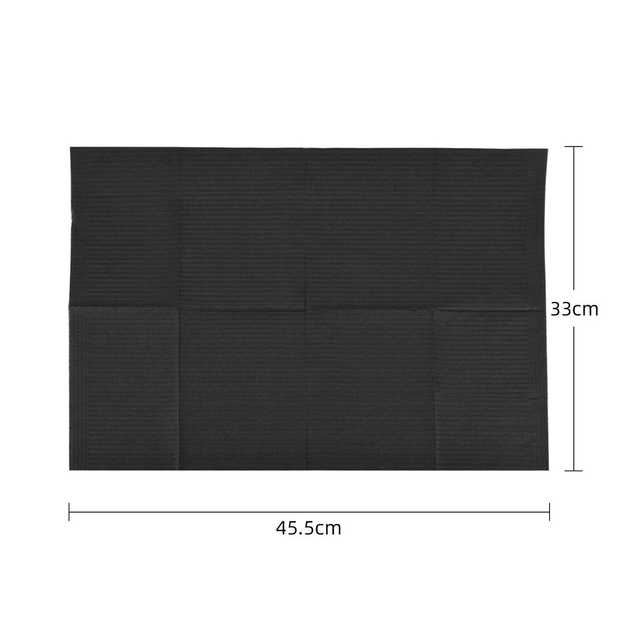 Disposable Bibs Tattoo Table Covers Clean Pad Waterproof Tattoo Tablecloths Sheets Tattoo Supply Accessories, 20pcs 13''x18'', Black