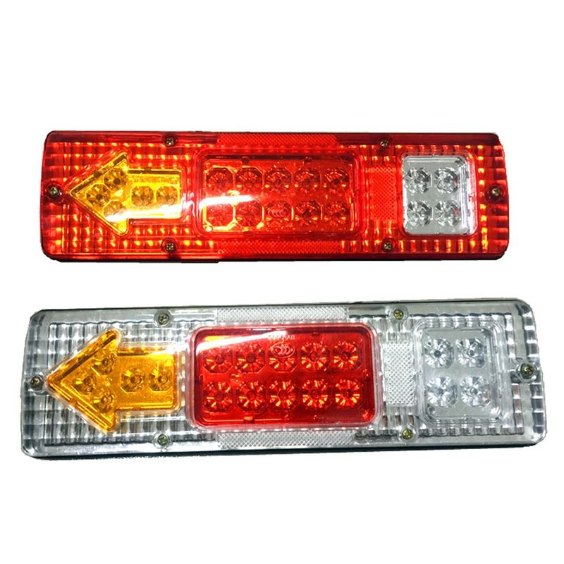 LED Truck Taillight Vehicle Three-Wheeled-White Cover