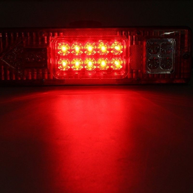 LED Truck Taillight Vehicle Three-Wheeled-White Cover