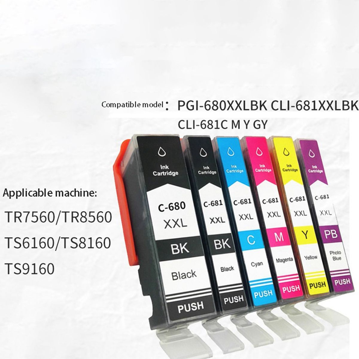 Printer Ink Cartridge For CanonP GI-580XXL CLI581XXL